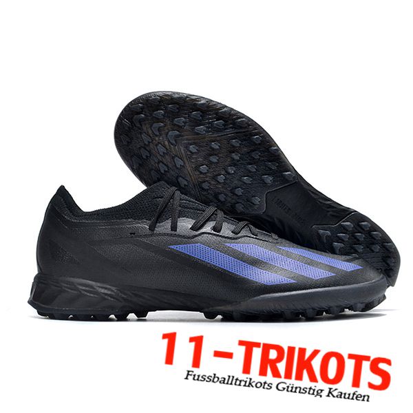 Adidas Fussballschuhe X CRAZYFAST.1 TF BOOTS Schwarz