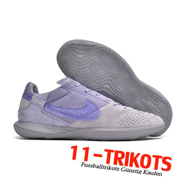 Nike Fussballschuhe Streetgato Grau/lila