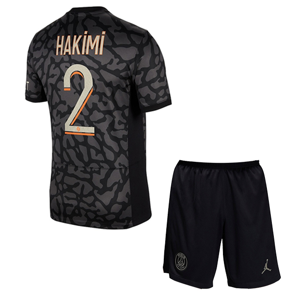 PSG Fussball Trikots (HAKIMI #2) Kinders 2023/2024 Third Trikot