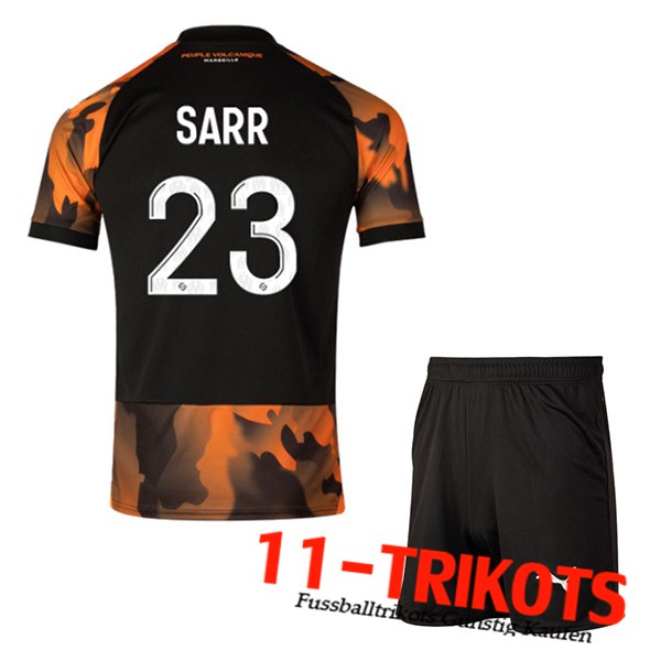 Marseille Fussball Trikots (SARR #23) Kinders 2023/2024 Third Trikot