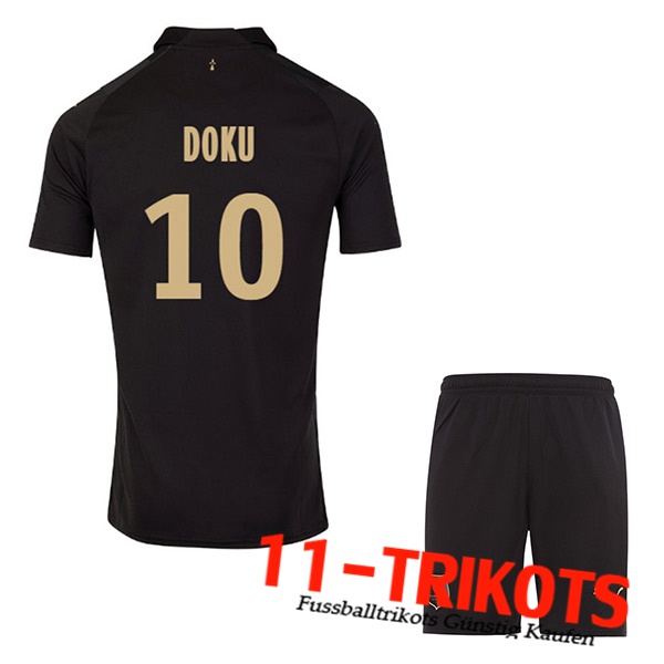 Stade Rennais Fussball Trikots (DOKU #10) Kinders 2023/2024 Third Trikot