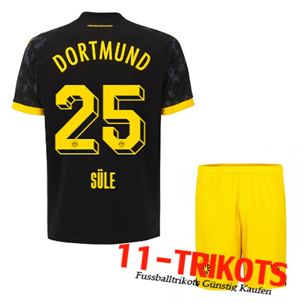 Dortmund BVB Fussball Trikots (SÜLE #25) Kinders 2023/2024 Auswärtstrikot