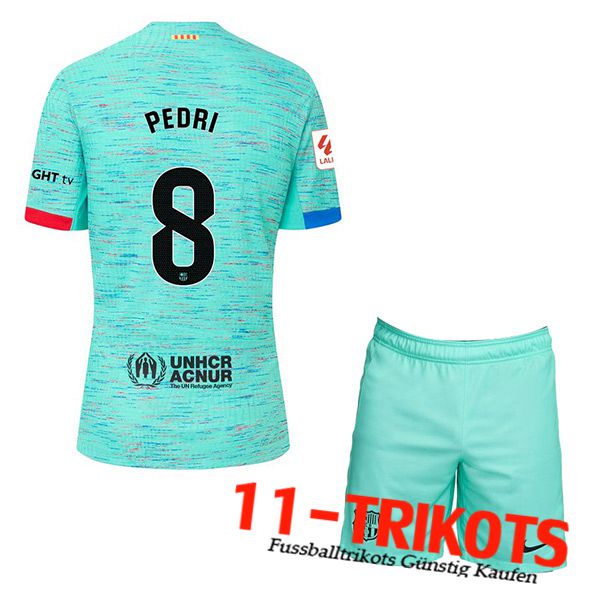 Barcelona Fussball Trikots (PEDRI #8) Kinders 2023/2024 Third Trikot