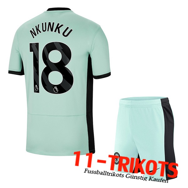 Chelsea Fussball Trikots (NKUNKU #18) Kinders 2023/2024 Third Trikot