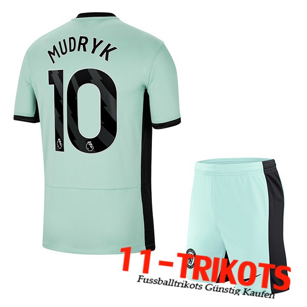 Chelsea Fussball Trikots (MUDRYK #10) Kinders 2023/2024 Third Trikot