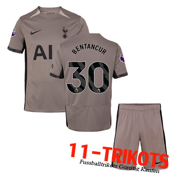 Tottenham Hotspur Fussball Trikots (BENTANCUR #30) Kinders 2023/2024 Third Trikot