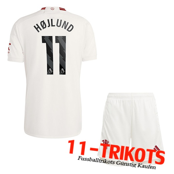 Manchester United Fussball Trikots (HOJLUND #11) Kinders 2023/2024 Third Trikot