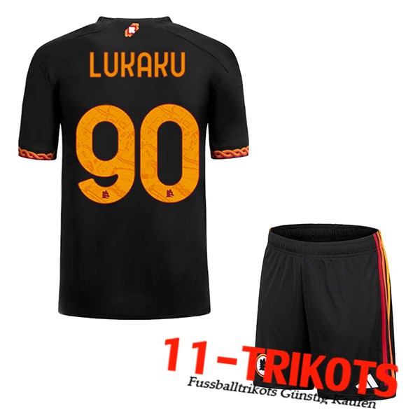 AS Rom Fussball Trikots (LUKAKU #90) Kinders 2023/2024 Third Trikot