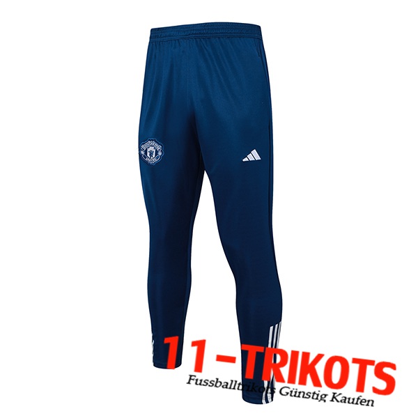 Manchester United Trainingshose Blau 2023/2024