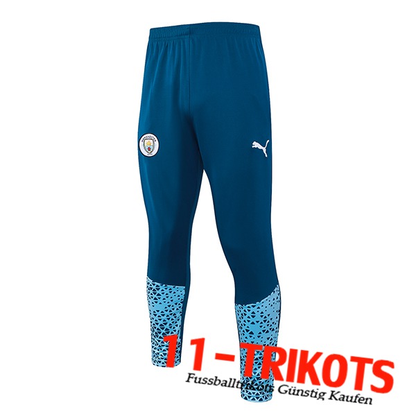 Manchester City Trainingshose Blau 2023/2024 -02