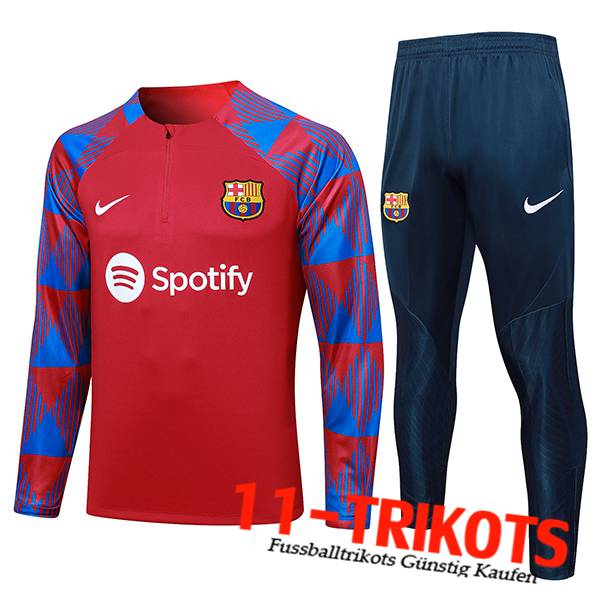 FC Barcelona Trainingsanzug Rot 2023/2024 -02