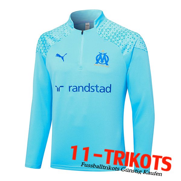 Marseille Training Sweatshirt Hellblau 2023/2024