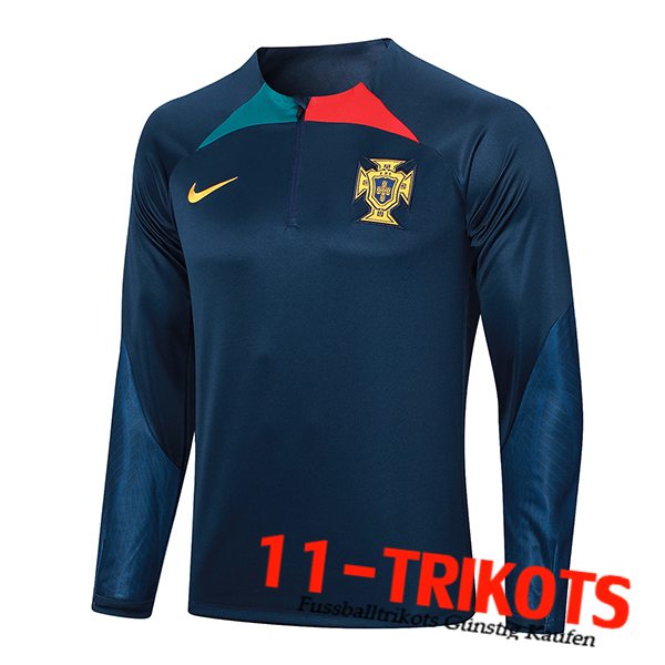 Portugal Training Sweatshirt Navy blau 2023/2024