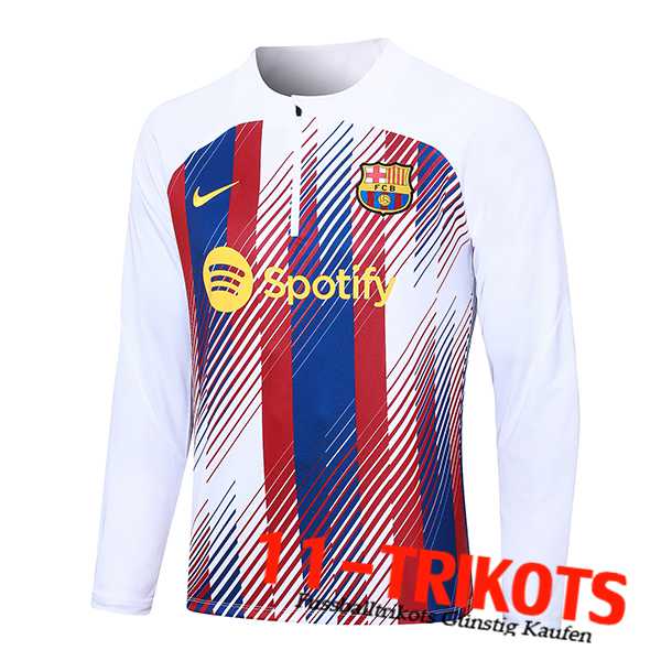 FC Barcelona Training Sweatshirt Weiß 2023/2024