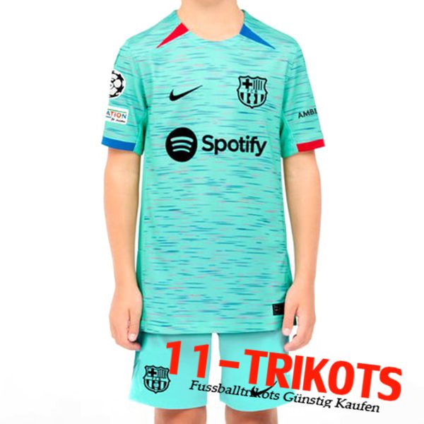 FC Barcelona Kinder Third Trikot 2023/2024