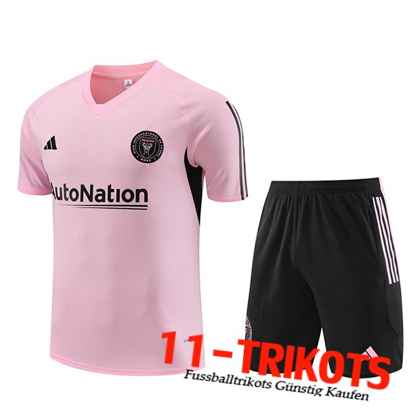 Inter Miami CF Trainingstrikot + Shorts Rosa 2023/2024 -02