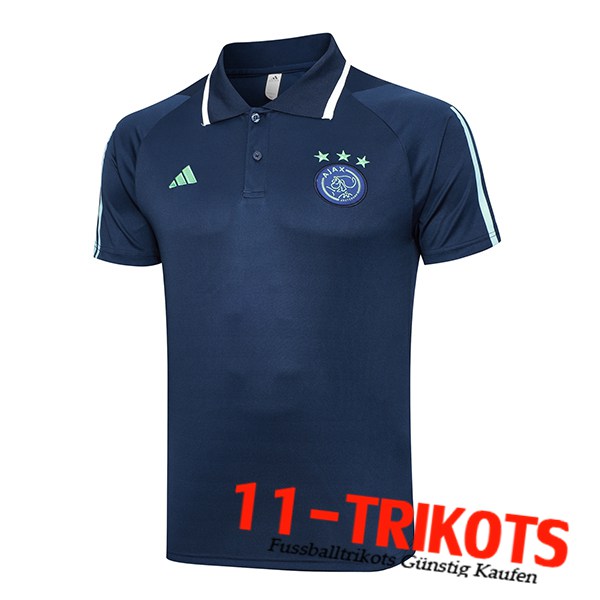 Ajax Poloshirt Navy blau 2023/2024