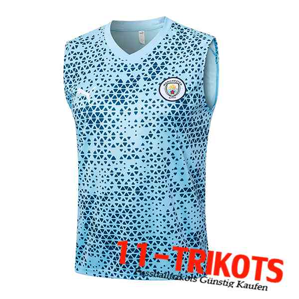 Manchester City Trainings-Tanktop Hellblau 2023/2024