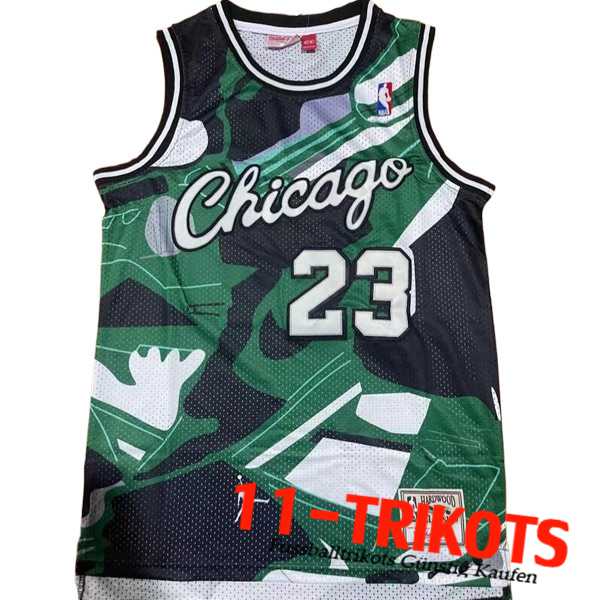 Chicago Bulls Trikot (JORDAN #23) 2023/24 Schwarz/Grün