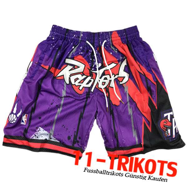 Toronto Raptors Shorts NBA 2023/24 lila/Rot