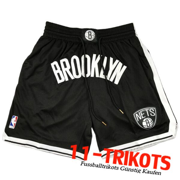 Brooklyn Nets Shorts NBA 2023/24 Schwarz