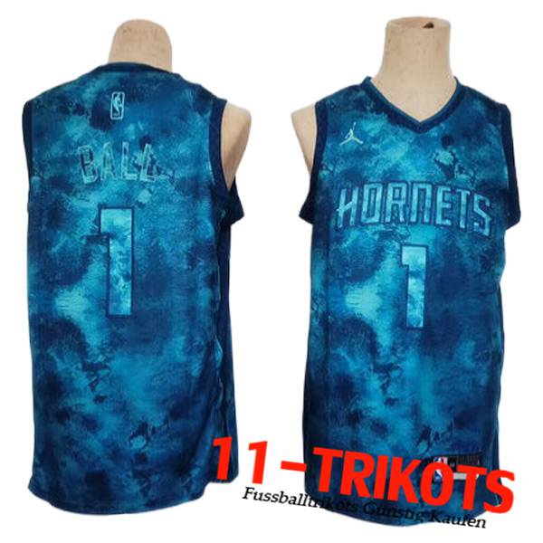 Charlotte Hornets Trikot (BALL #1) 2023/24 Blau