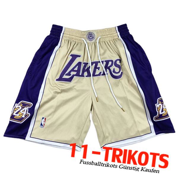 Los Angeles Lakers Shorts NBA 2023/24 Blau/Gelb -02
