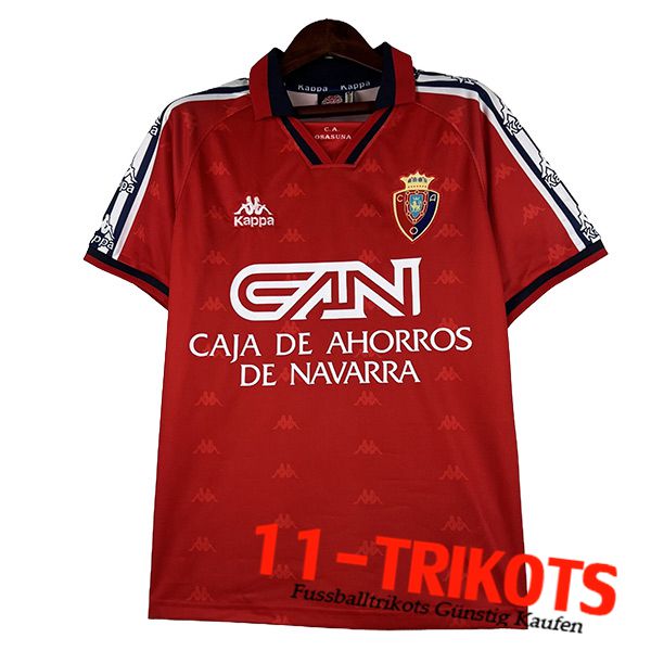 Atletico Osasuna Fussball Trikots Retro Heimtrikot 1995/1997