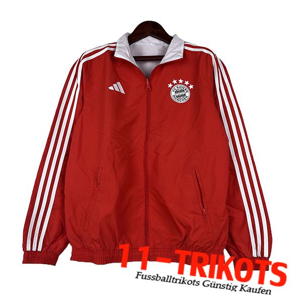 Bayern Munchen Windjacke Rot 2023/2024 -03