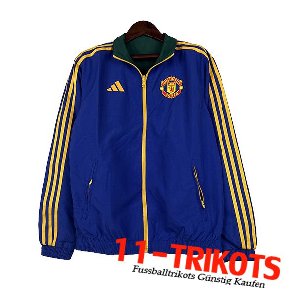 Manchester United Windjacke Blau 2023/2024