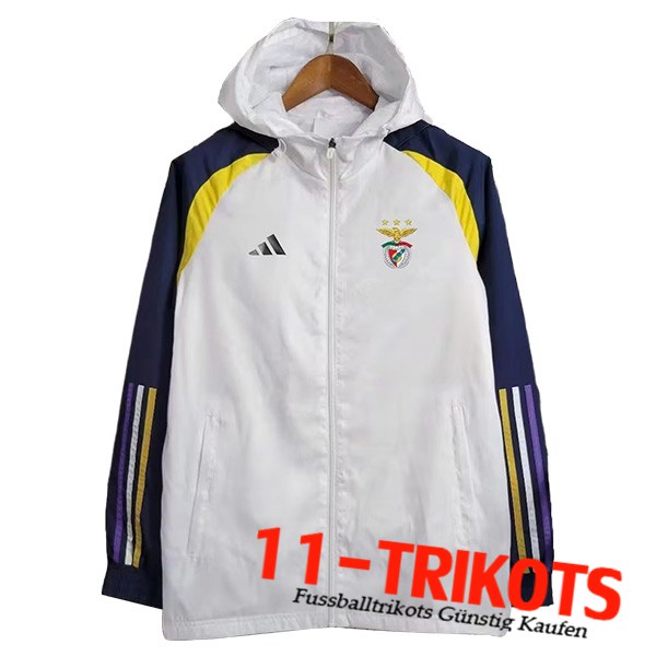 Benfica Windjacke Weiß 2023/2024