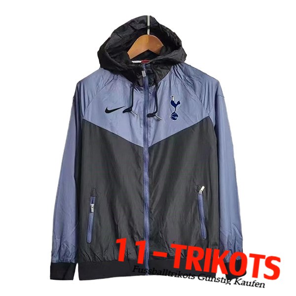 Tottenham Hotspur Windjacke Grau/Schwarz 2023/2024