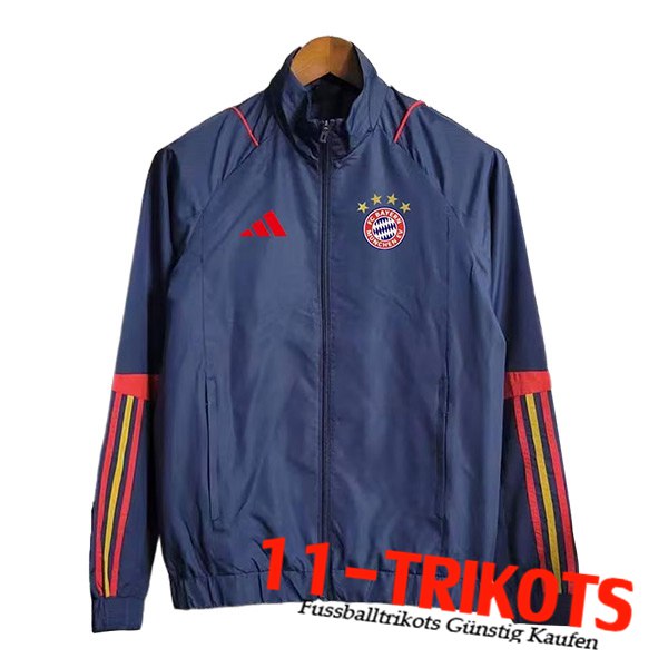 Bayern Munchen Windjacke Navy blau 2023/2024 -02