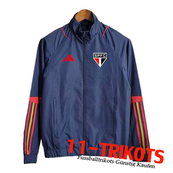 Sao Paulo FC Windjacke Navy blau 2023/2024 -02