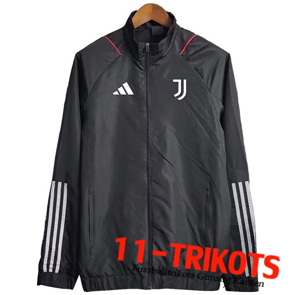 Juventus Windjacke Schwarz 2023/2024 -02