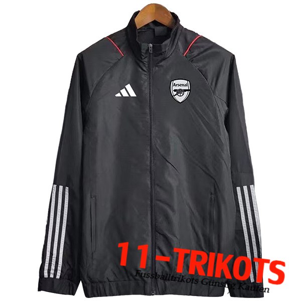 Arsenal Windjacke Schwarz 2023/2024 -02