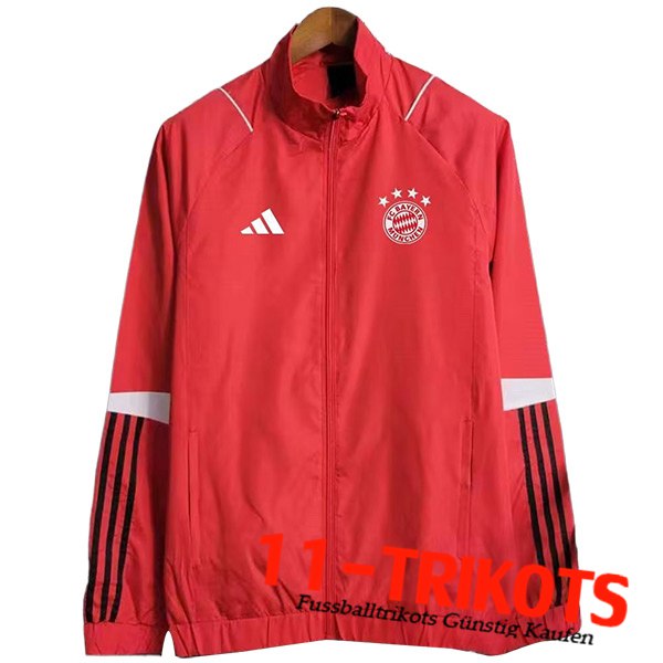 Bayern Munchen Windjacke Rot 2023/2024 -02