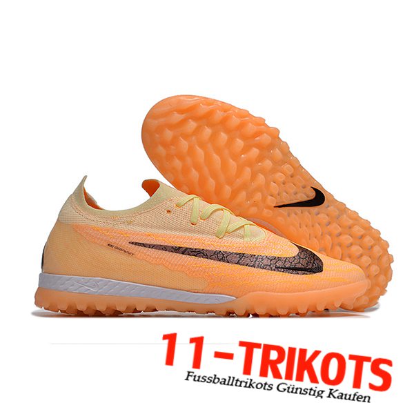 Nike Fussballschuhe Phantom GX Elite TF Schwarz/Orange