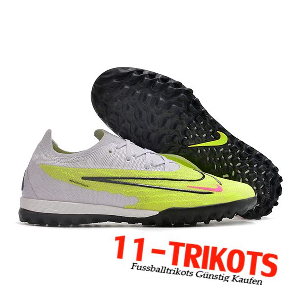 Nike Fussballschuhe Phantom GX Elite TF Weiß/Schwarz/Grün