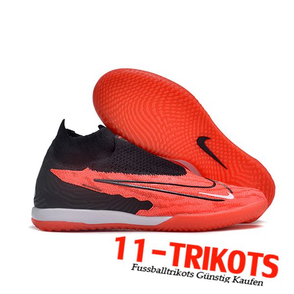 Nike Fussballschuhe Phantom GX Elite DF Link IC Schwarz/Rot