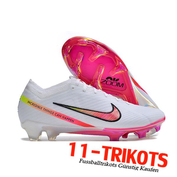 Nike Fussballschuhe AIR Zoom Mercurial Vapor 15 Elite XXV FG Weiß/Rosa