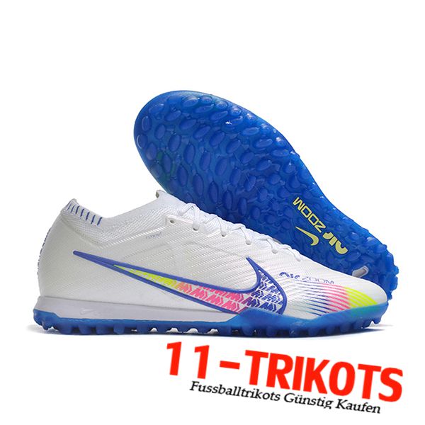 Nike Fussballschuhe Air Zoom Mercurial Vapor XV Elite TF Weiß/Blau