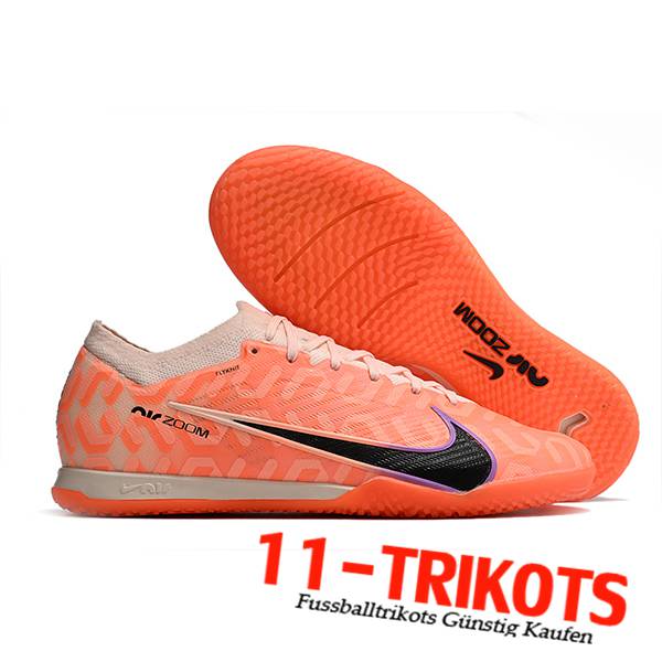 Nike Fussballschuhe Air Zoom Mercurial Vapor XV Elite IC Orange/Schwarz