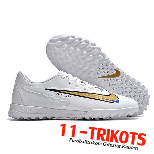 Nike Fussballschuhe Phantom GX Academy TF Weiß/Gelb