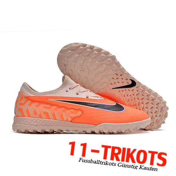 Nike Fussballschuhe React Phantom GX Pro TF Orange/Schwarz