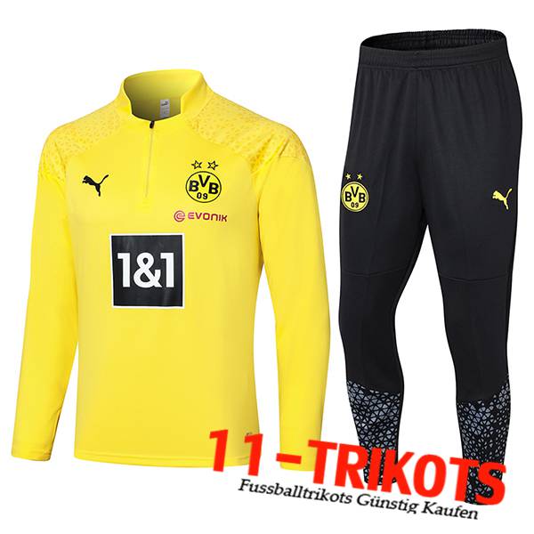 Dortmund Trainingsanzug Gelb 2023/2024 -04