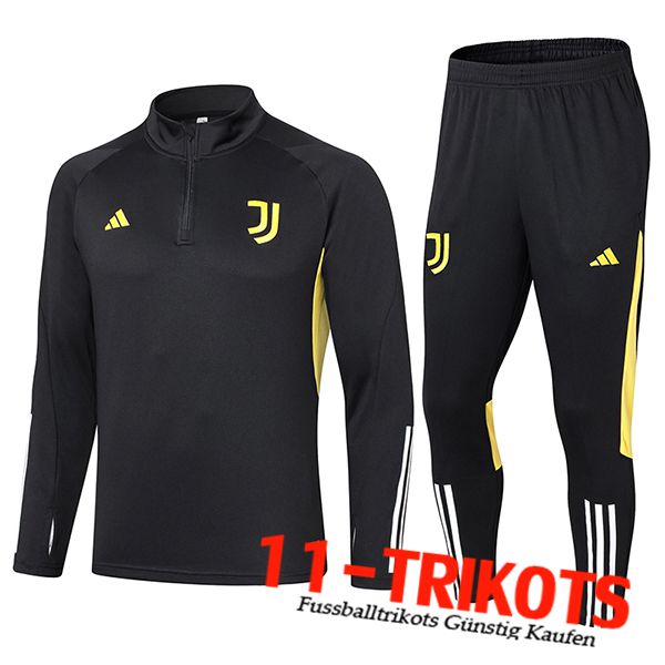 Juventus Trainingsanzug Schwarz 2023/2024 -03