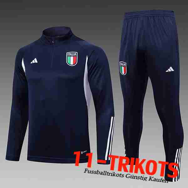 Italien Trainingsanzug Kinder Navy blau 2023/2024