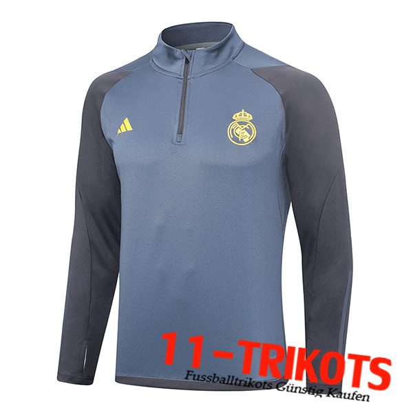 Real Madrid Training Sweatshirt Grau 2023/2024 -02