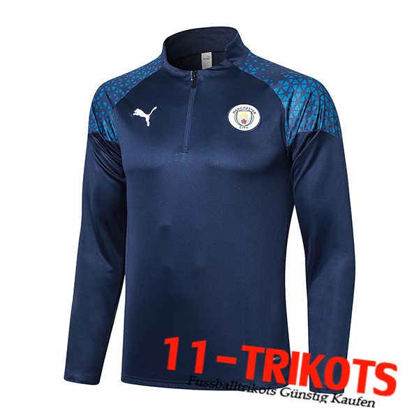 Manchester City Training Sweatshirt Navy blau 2023/2024